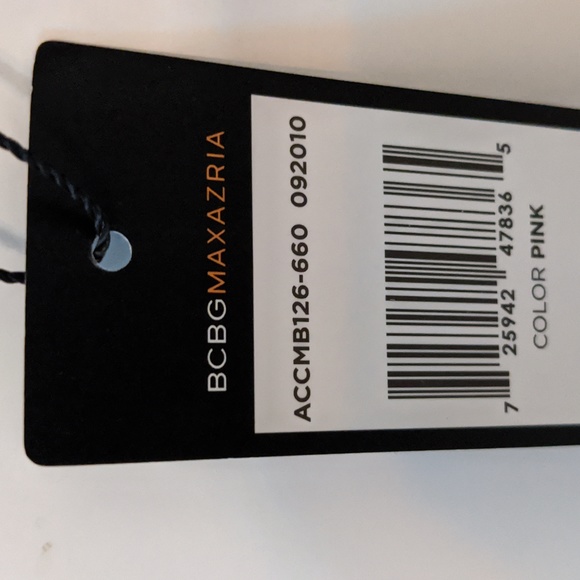 BCBGMAXAZRIA Breast Cancer Awareness Silk Scarf - Picture 6 of 8